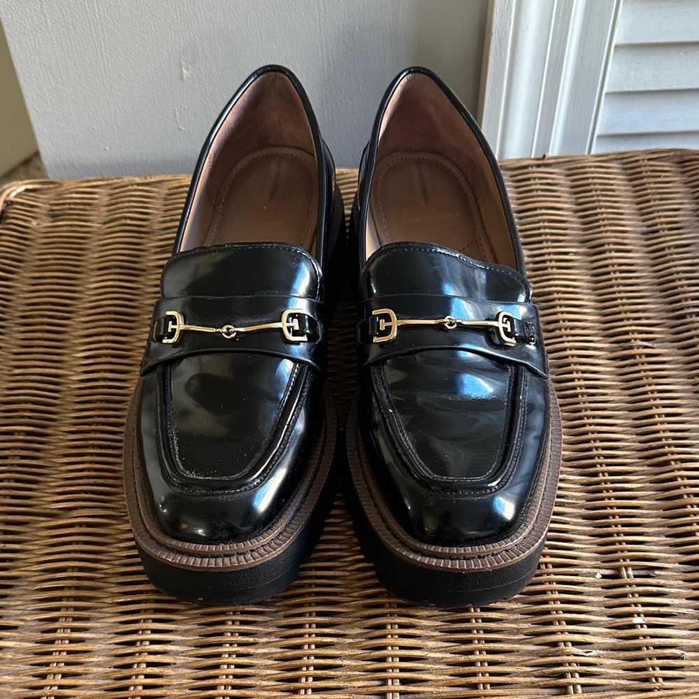 Sam Edelman Black Rugged Sole Shoes